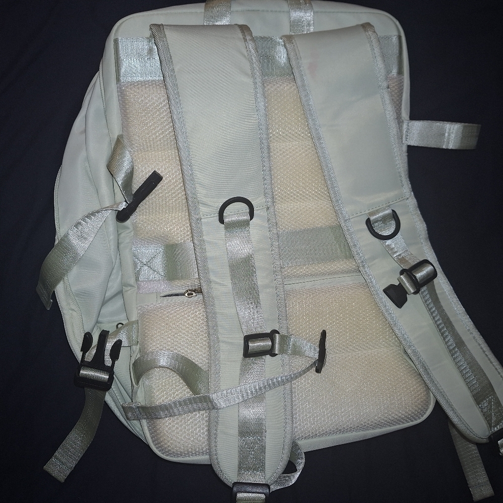 Convertible Backpack Luggage Expandable USB Port - Picture 2 of 6